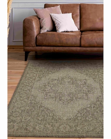 Gel Backed Medallion Rug