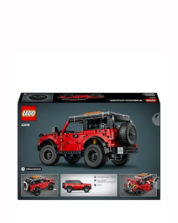 LEGO Technic Ford Bronco SUV Model Car Kit, STEM Building Set 42213