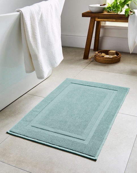Egyptian Cotton Bath Mat - Lagoon