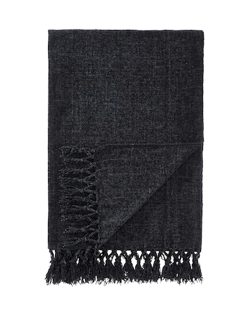 Catherine Lansfield Plain Chenille Throw