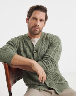 Cable Knitted Cardigan