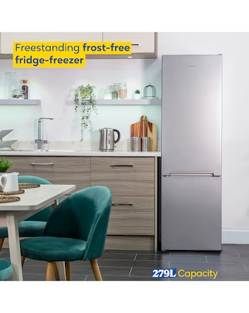 Russell Hobbs RH180FFFF1E1S Frost Free Fridge Freezer - Silver