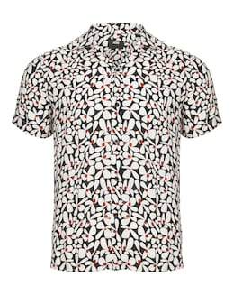 Short Sleeve Print Shirt with Ecovero