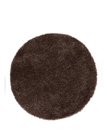 Chicago Light Neutrals Shaggy Circle Rug