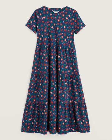 Seasalt Cornwall Short Sleeve Line Strokes Dress