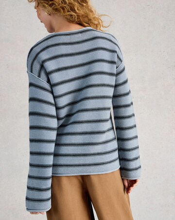 White Stuff Gigi Stripe Washed Jumper