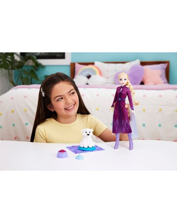 Disney Frozen Fashion Doll Elsa & Baby Bear Set