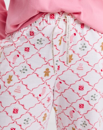 Simply Be (2 Pack) Christmas Ribbed Pyjama Sets