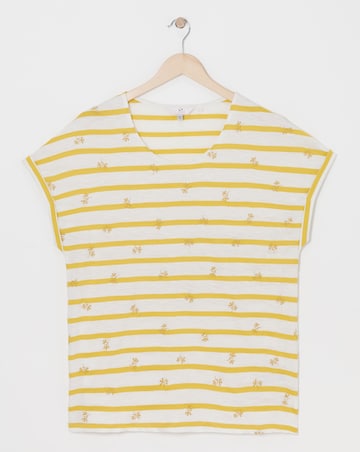 Julipa Embroidered Stripe T-Shirt