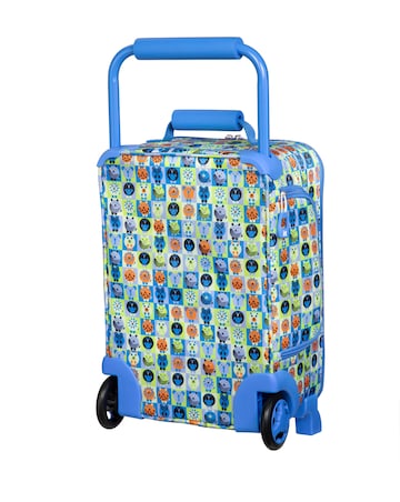 IT Luggage Curiosity Kids Underseat Suitcase - Blue Minimals