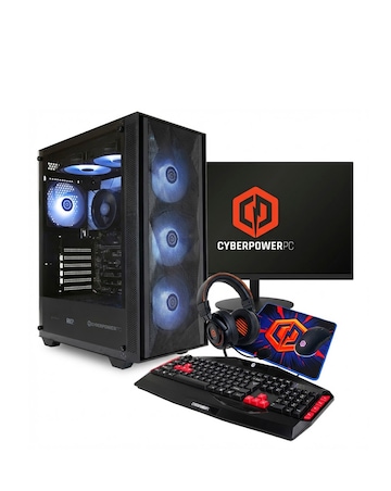 CyberPowerPC Sylph AMD Ryzen 5 8500G, 16GB RAM, 1TB NVMe SSD Gaming Bundle