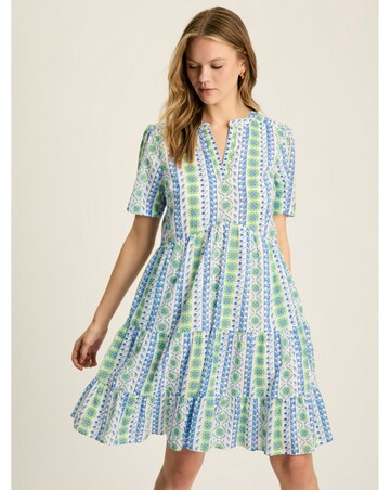 Joules Ariella Geo Tiered Dress