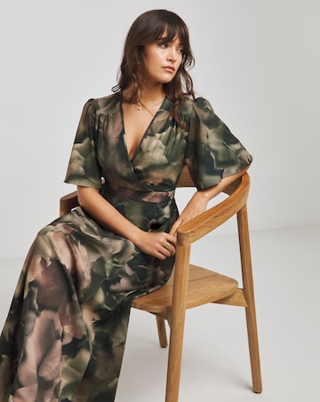 Flounce London Printed Maxi Dress