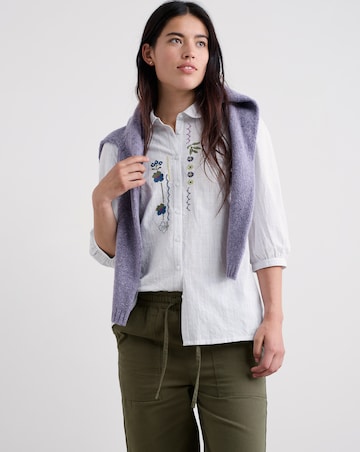 Seasalt Cornwall Hope Cottage Embroidered Blouse