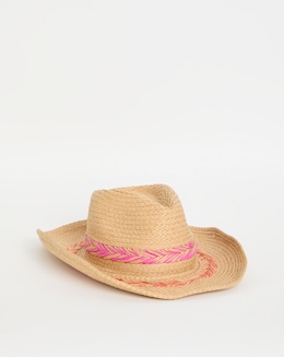 Embroidered Fedora Hat