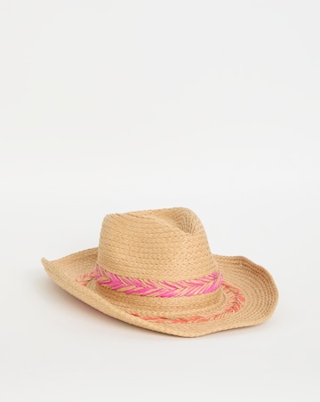 Embroidered Fedora Hat