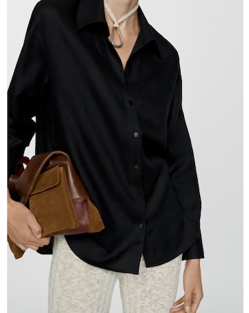 Mango Samari Linen Shirt
