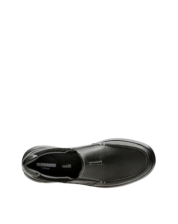 Clarks Cottrell Free Wide Fit Shoe - Black