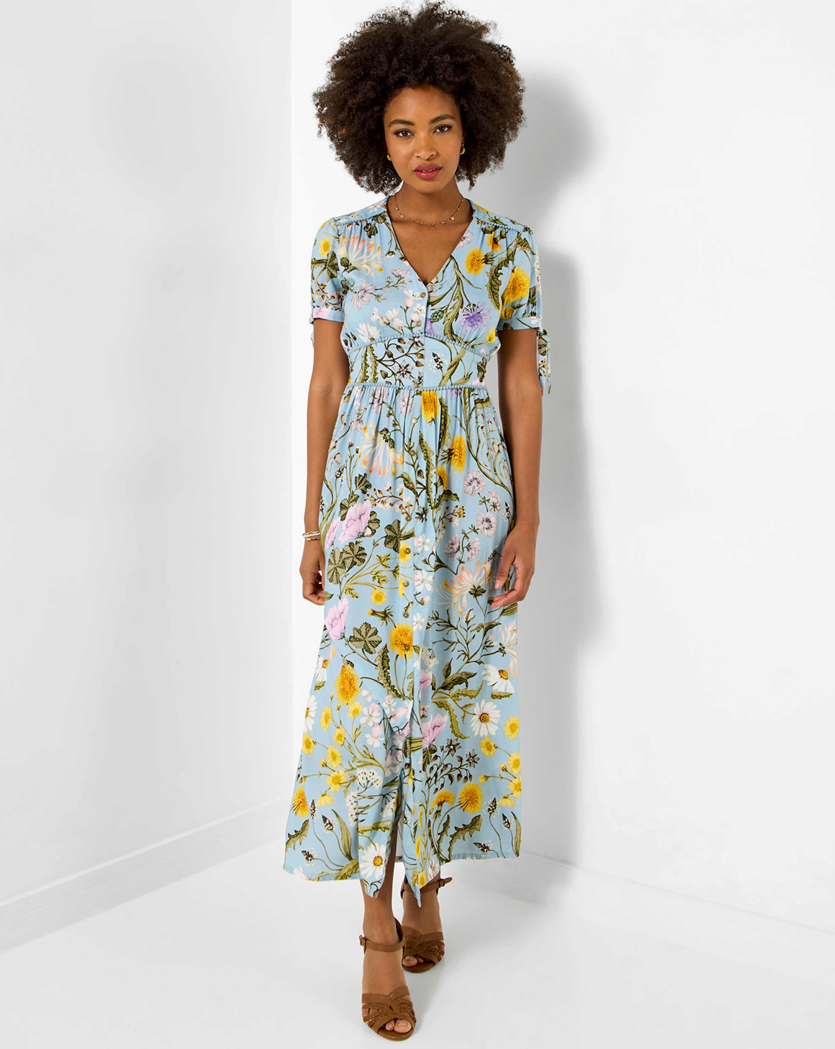 Phase Eight Rachel Printed Texture Maxi Dress | Ambrose Wilson