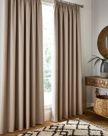 Sunset Blackout Pencil Pleat Curtains