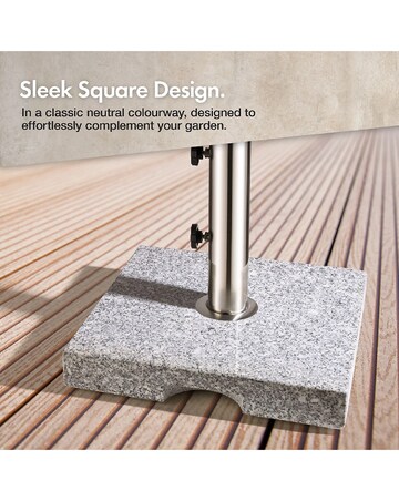VonHaus Square Granite Heavy Duty Parasol