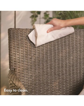 VonHaus Bali Rattan Garden Bistro Set