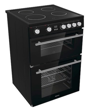 Hisense HDE3211BBUK Freestanding Electric Cooker - Black
