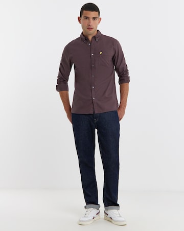 Lyle & Scott Long Sleeve Classic Oxford Shirt - Espresso
