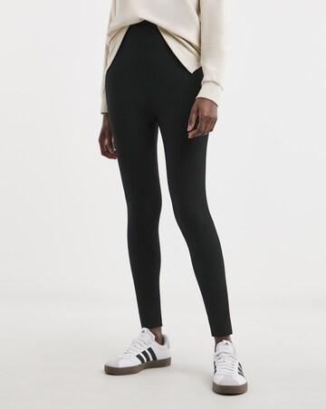 Black Ribbed Legging