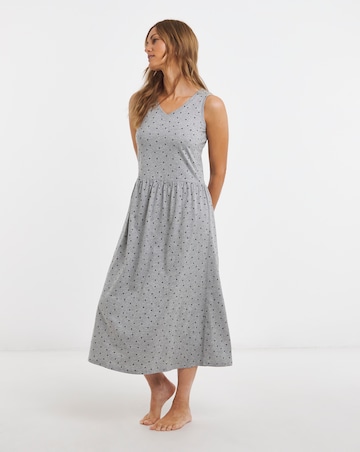 JD Williams Value Sleeveless Midi Nightie