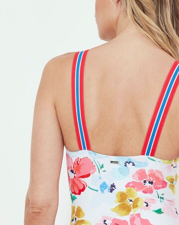 Joules Ariel Contrast Elastic Swimsuit