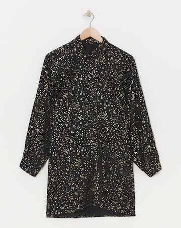 Twisted Wunder Foil Print Toni Shirt
