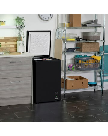 Abode A99CF0E1B Chest Freezer 99L Black + Install
