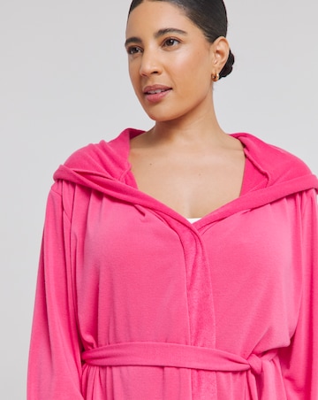 Soft Terry Towelling Hooded Dressing Gown