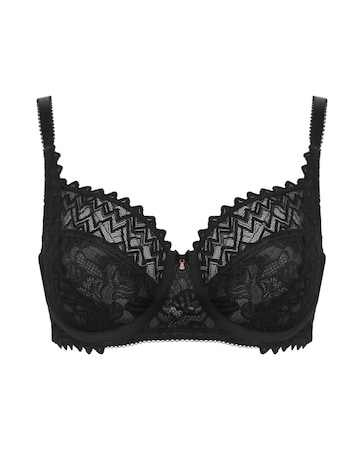 Pour Moi Mixology Full Cup Wired Non Pad Side Support Bra Black