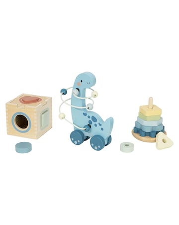 Wooden 3 in 1 Box Dinosaur
