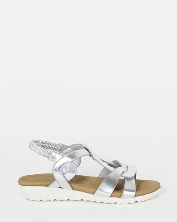 Larisa Twist Detail Comfort Sandals - Wide Fit (E)