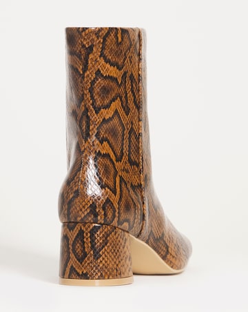 Block Heel Boot EEE Fit