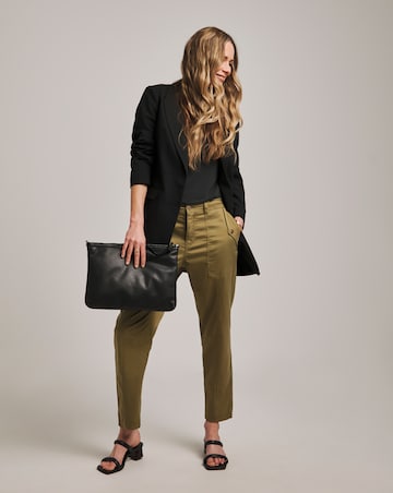 Anthology Khaki Cargo Lyocell Trousers