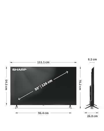 Sharp 4T-C50HK4245KB 50in Smart UHD Tivo LED TV