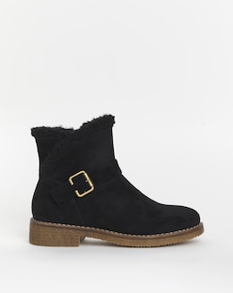 Cushion Walk Borg Lined Winter Boot Crepe Sole EEE Fit