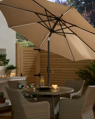 Solar LED Strip Parasol