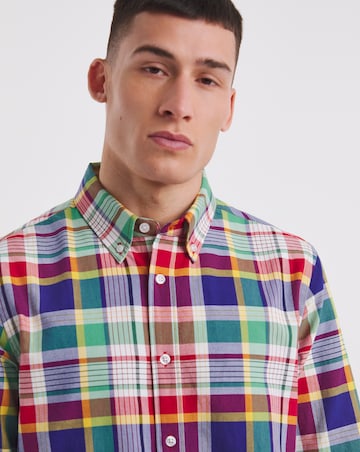 Long Sleeve Oxford Check Shirt