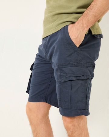 Fatface Bude Cargo Shorts - Navy