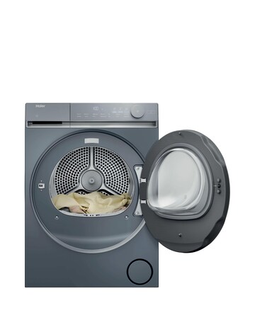 Haier X7 HD100-C367GU1-UK Wi-Fi 10kg Heat Pump Tumble Dryer Graphite