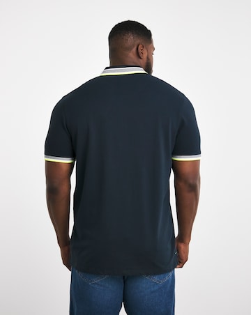 Jack & Jones Premium Paulos Tipped Polo - Navy