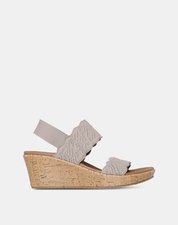 Skechers Beverlee Wedge Sandals Standard Fit