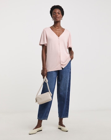 Blush Angel Sleeve Top