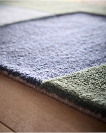 Retro Deco Woollen Rug