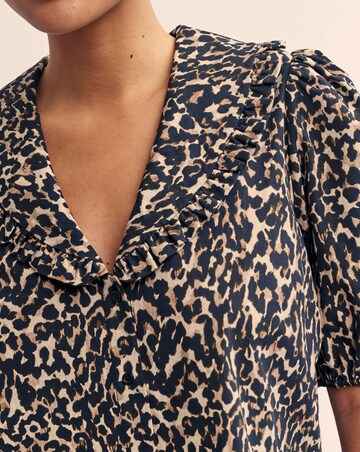 Nobody's Child Leopard Emmie Blouse